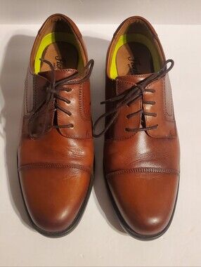 Florsheim Midtown Oxfords Cap Toe  in Cognac Leather Men's Size 8½